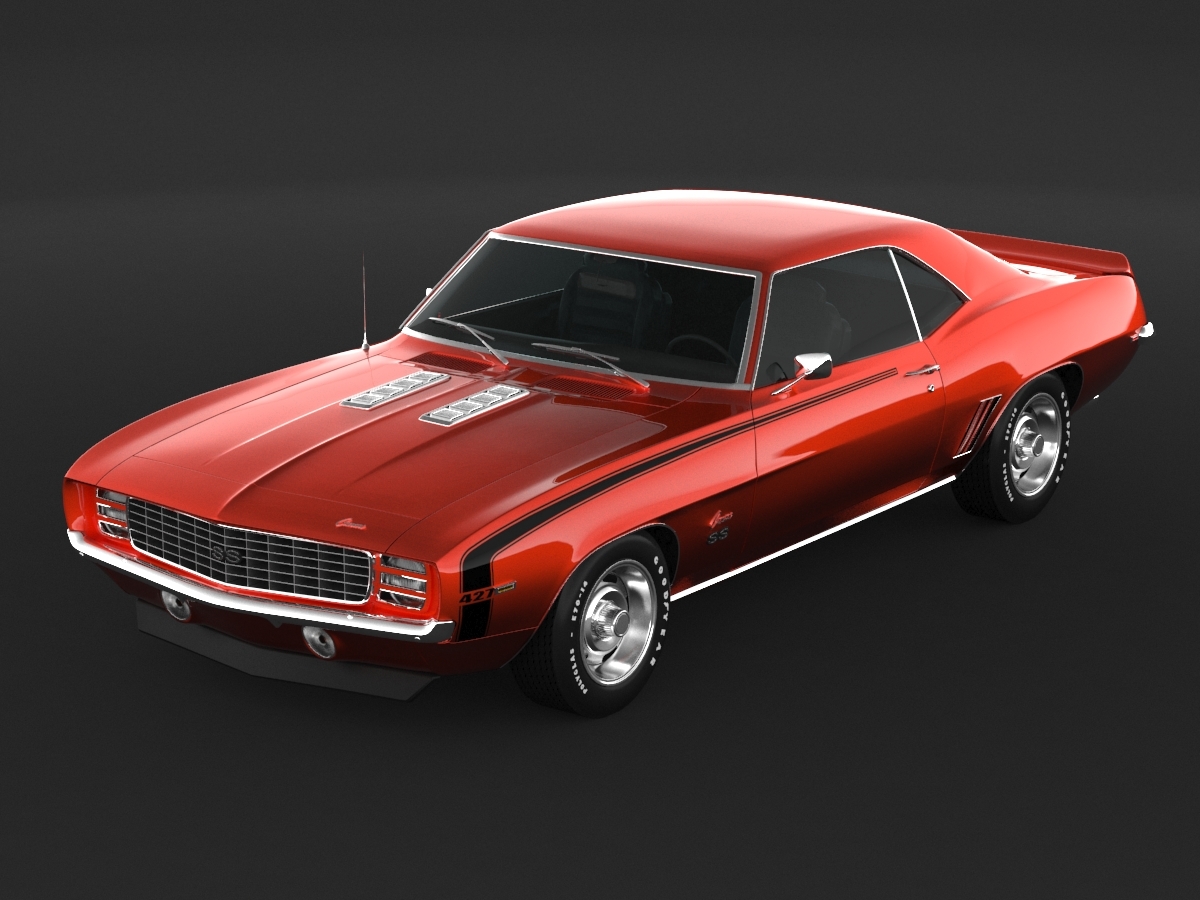 3D 1969 camaro ss model - TurboSquid 1186070