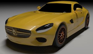 3D mercedes amg model