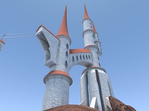white palace 3D model