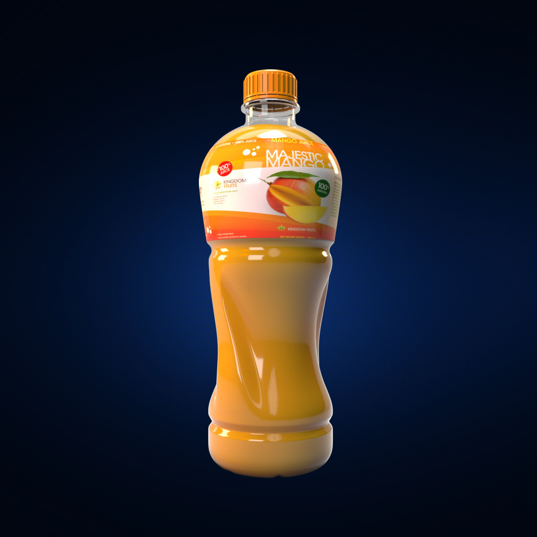 3D juice bottle - TurboSquid 1457546