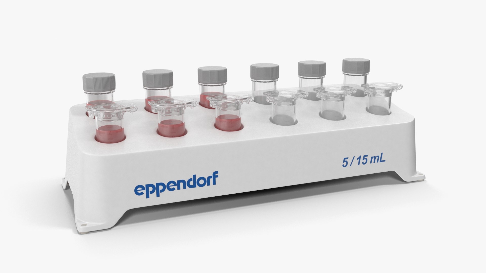 Eppendorf tube rack 5 3D model TurboSquid 1457887