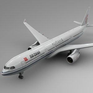 airbus a330-300 air china 3D model