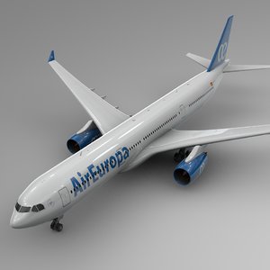 3D airbus a330-300 air europa