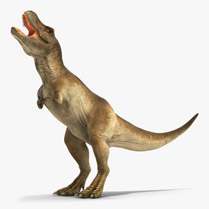 tyrannosaurus rex eating animal 3D