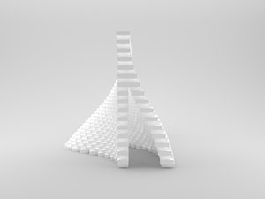 serpentine pavilion 3D model