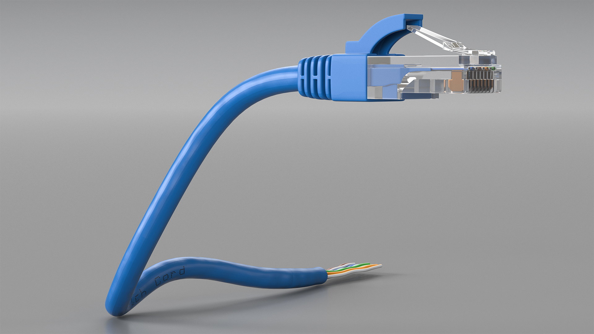 Rj45 cable cut 3D TurboSquid 1458562