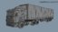 3D model truck trailer