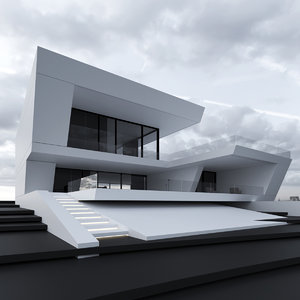 building villa 3D model