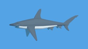 hammerhead shark 3D model
