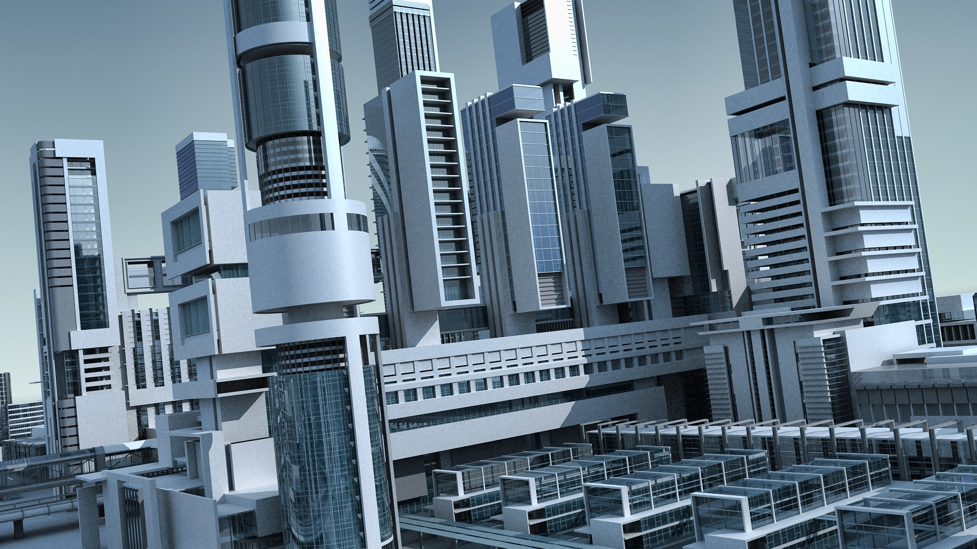 Modelo 3d Ciudad Futurista 04 - TurboSquid 1458934