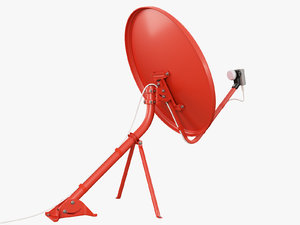 satellite dish 3D