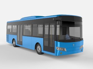 3D model city bus