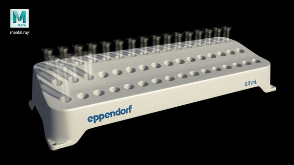 3D eppendorf tube racks - TurboSquid 1459159