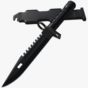 m9 bayonet combat knife model