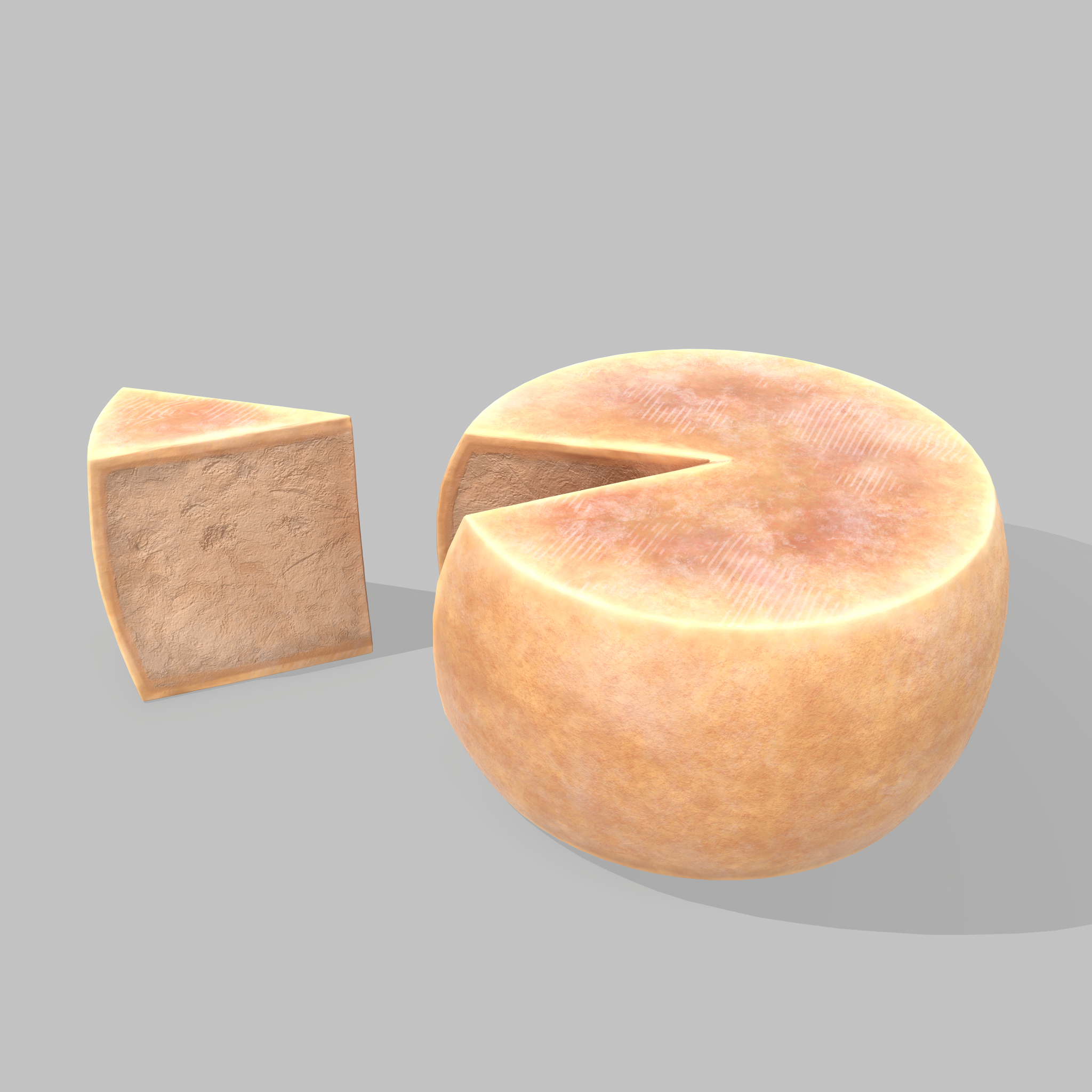 帕尔马干酪3d模型