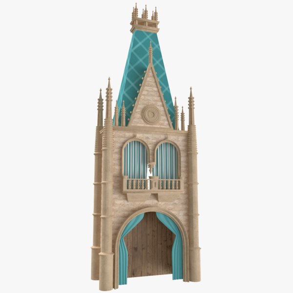 castle gate 3D model