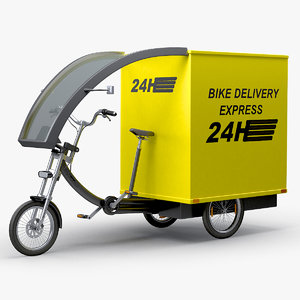 cargo delivery bike 3D model