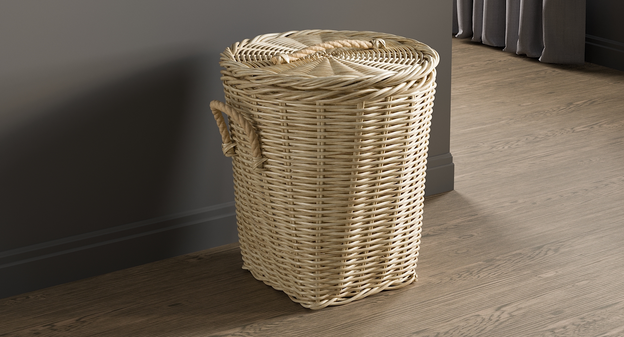 3D model realistic laundry basket TurboSquid 1459779