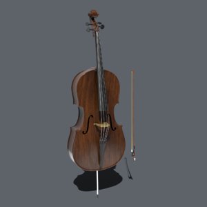 3D model cello