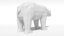 polar animals modeled bear 3D model