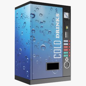 3D cold drinks vending machine