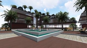 3D revit residential complex