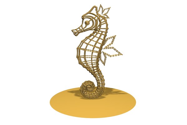 3d海马模型