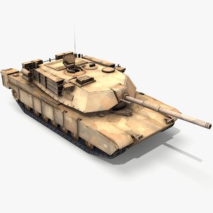 ready m1a1 abrams tank model