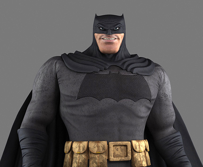 3d batman. Batman Dark Knight Returns 3d model.