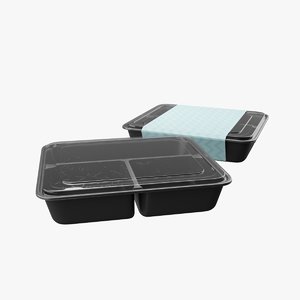 meal prep container 3D model