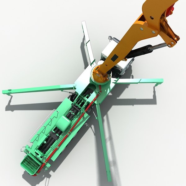 3D concrete pump model - TurboSquid 1460423