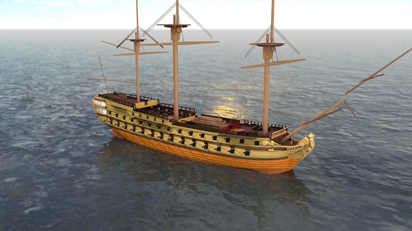 le superbe french ship 3D model