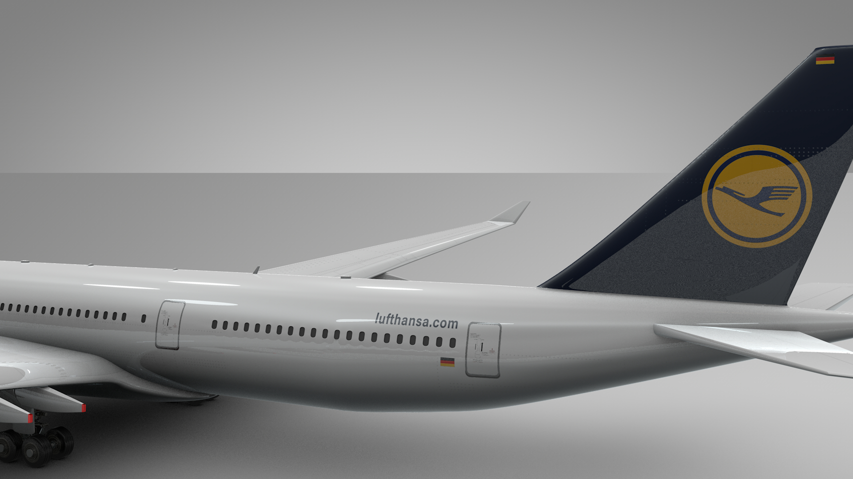 空中客车a330-300_lufthansa_l3433d模型