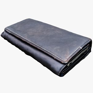old wallet 3D model