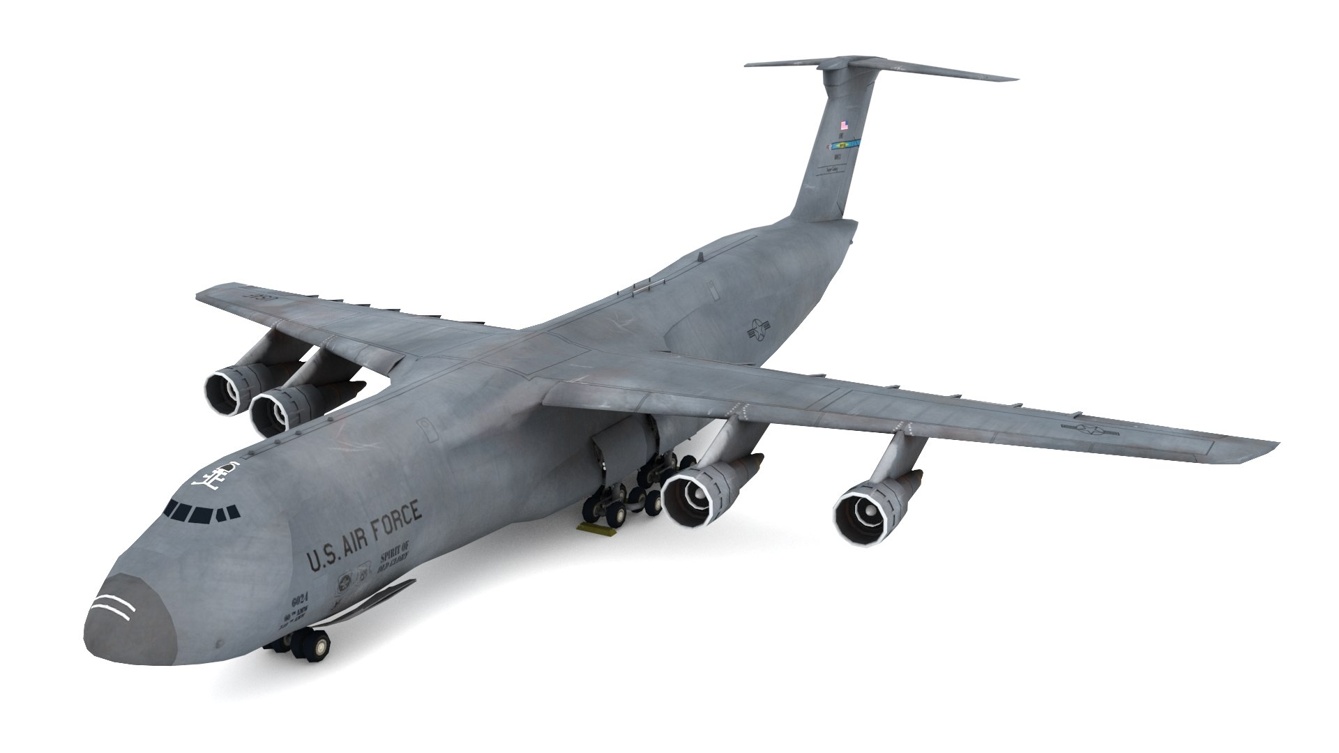 Lockheed c-5 galaxy aircraft model - TurboSquid 1460724