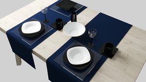 table set 3D model