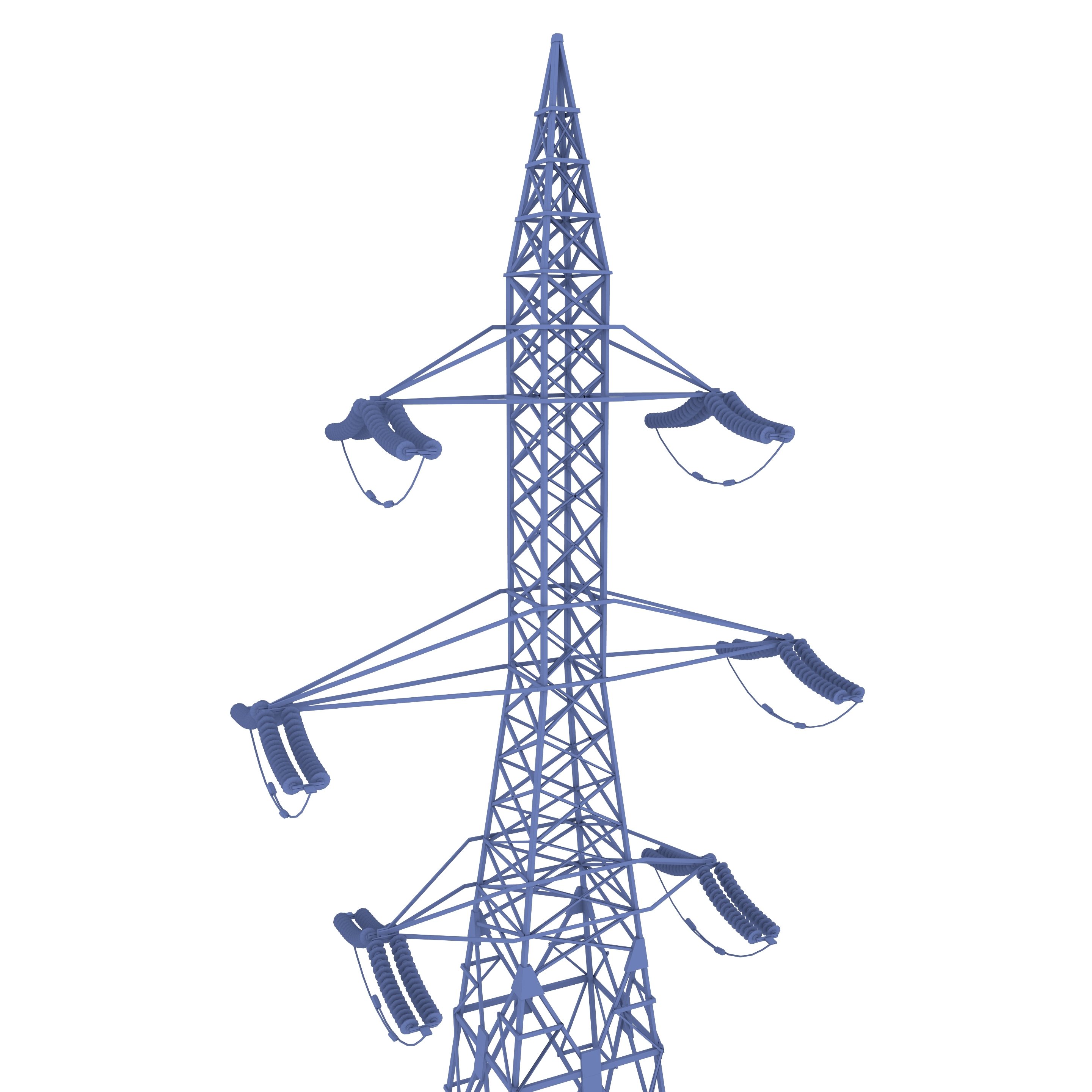 电线杆7风化3d模型