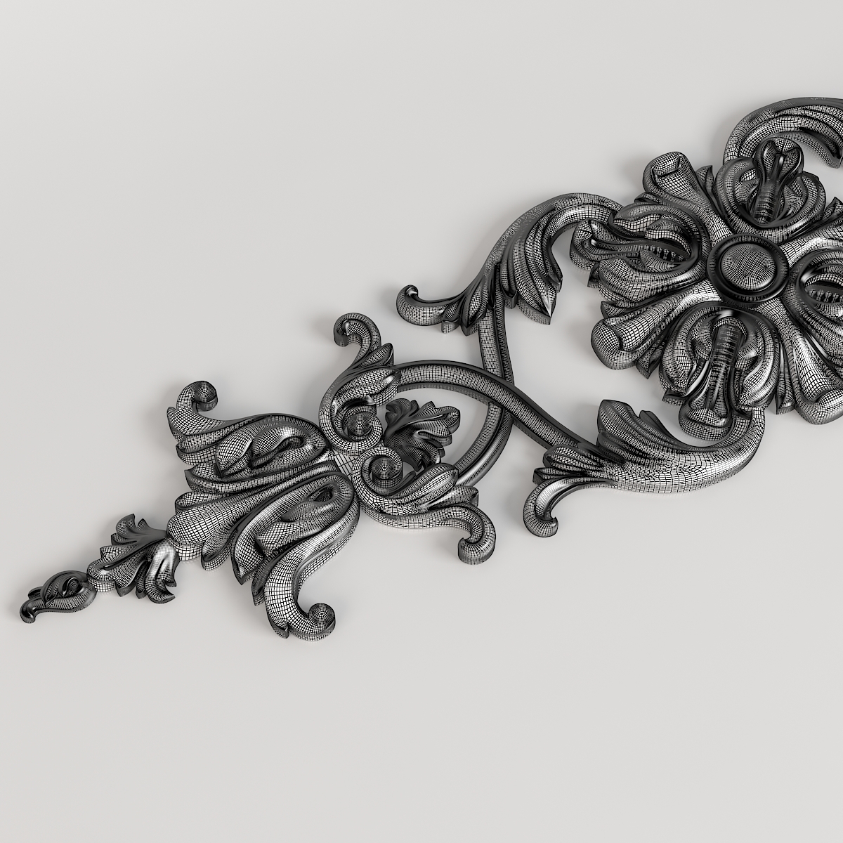 3D model carved scroll cnc - TurboSquid 1460833