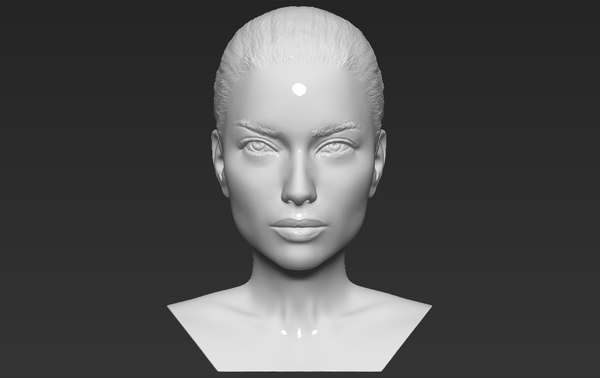 adriana lima bust ready 3D model