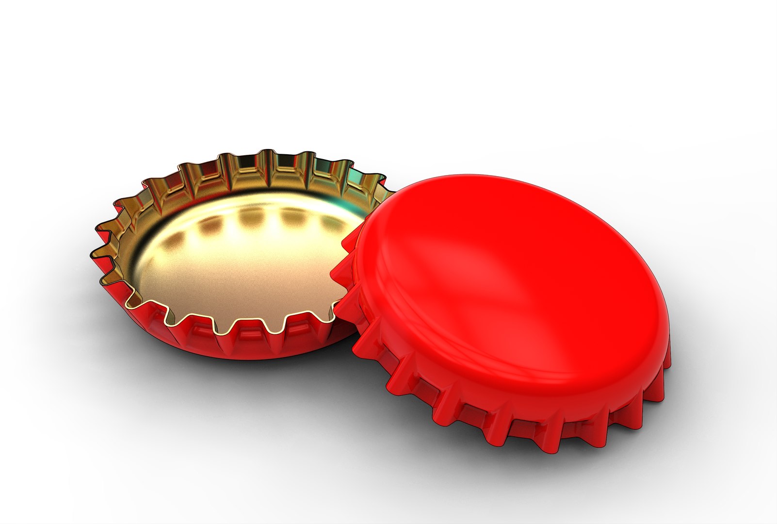 Iron bottle cap 3D model TurboSquid 1460961