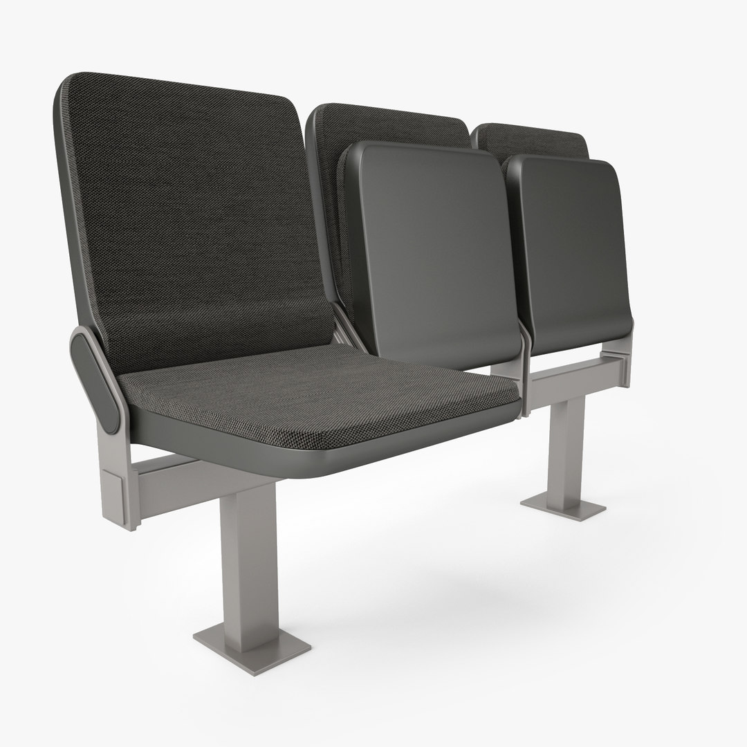 3D auditorium seating chair model TurboSquid 1461056
