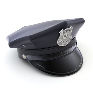 cap police 3D model