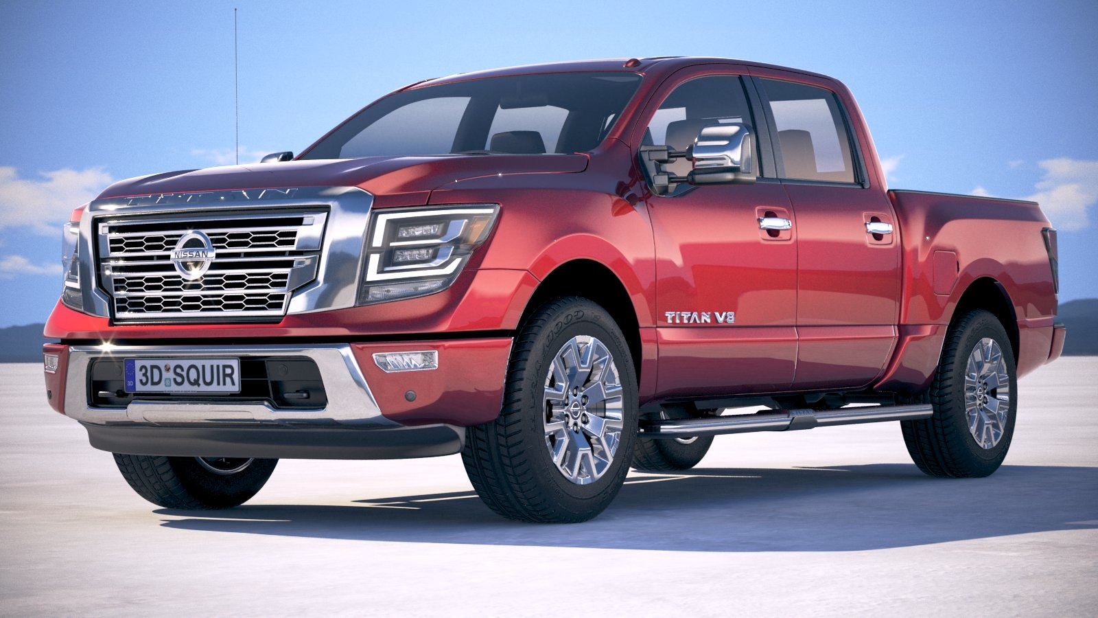 Nissan titan 2020 3D model - TurboSquid 1461187