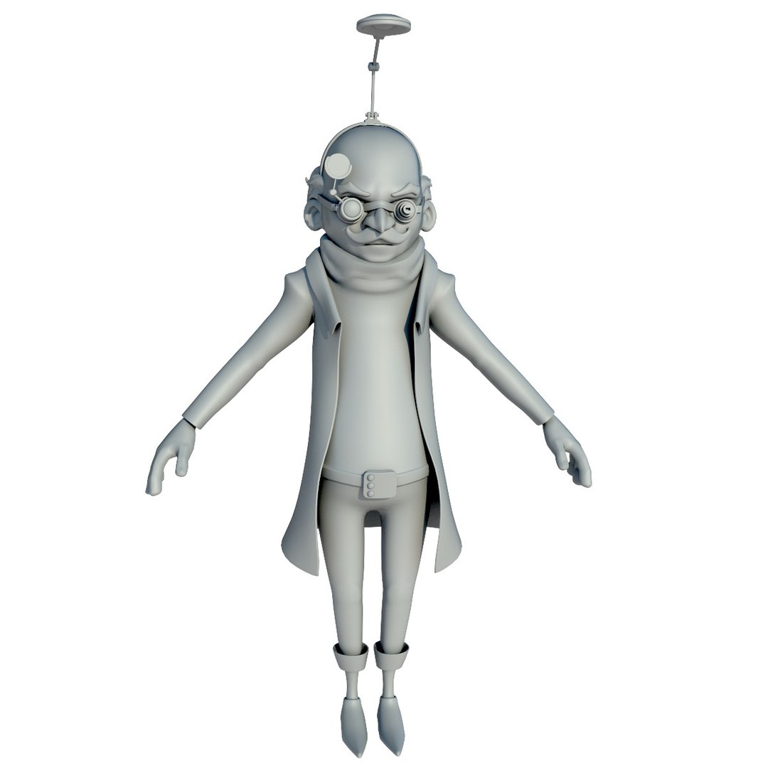 Scientist 3d model