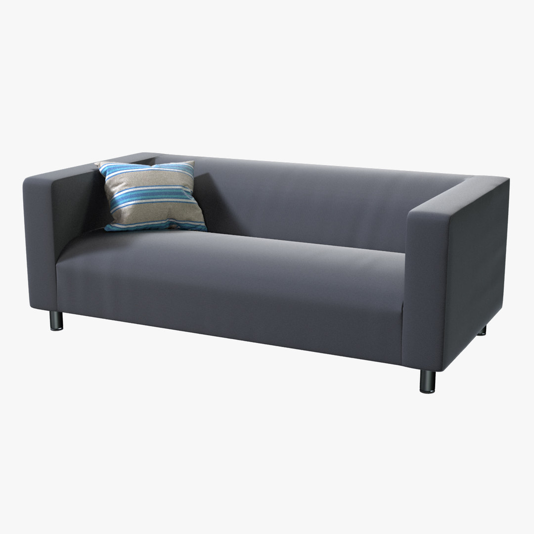 IKEA Klippan Sofá de Dois Lugares Modelo 3D TurboSquid 1461454