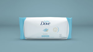 dove baby - sheets 3D model
