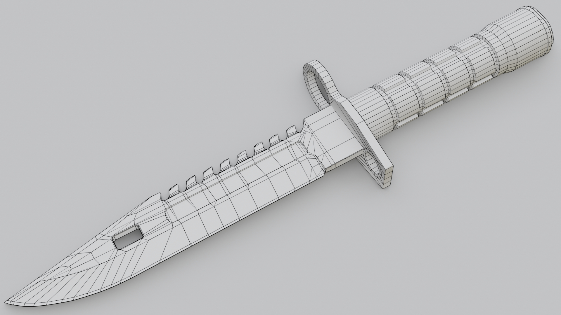 M9 bayonet combat knife model - TurboSquid 1461929