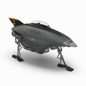 3D scifi fighter navy