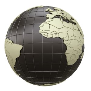 world globe model