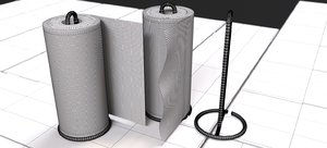nordsk sarvik paper towel holder 3D model